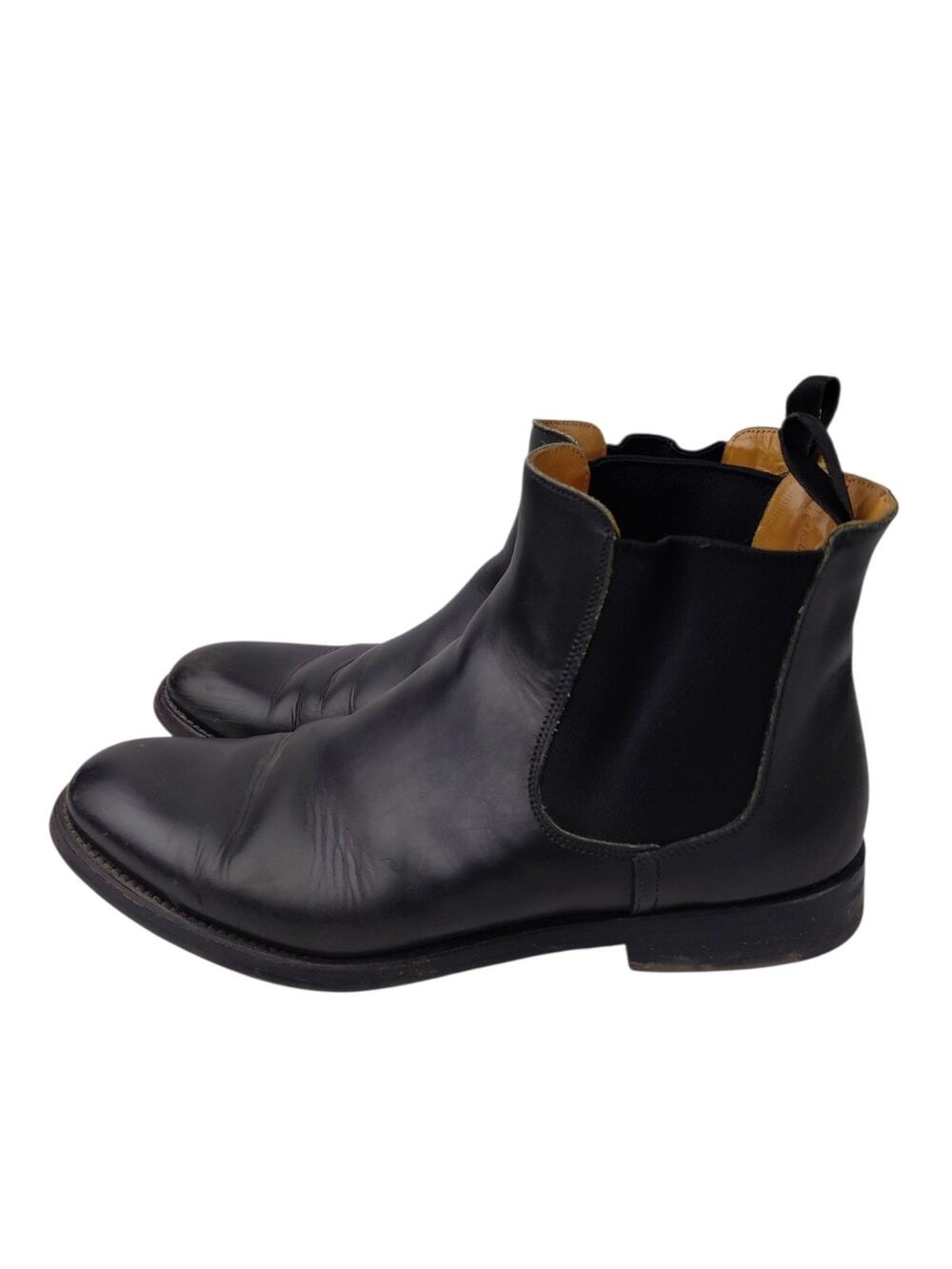 Church's Elsa Chelsea Leather boots Women's Size 8 EUR 38.5 Made In Italy